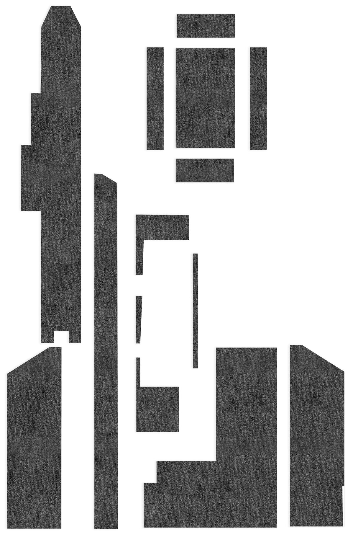 Citation 501 Cargo and Side Panels: Wool - Pewter