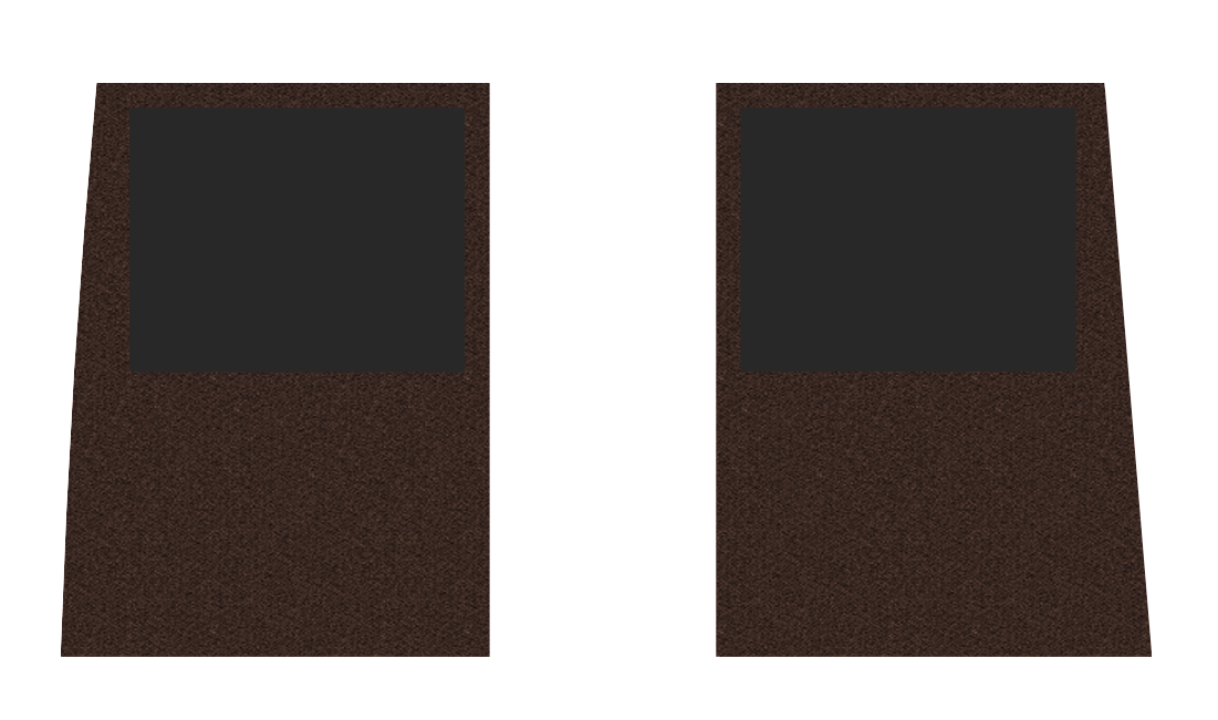 Crew Floor Mats with Heel Pads