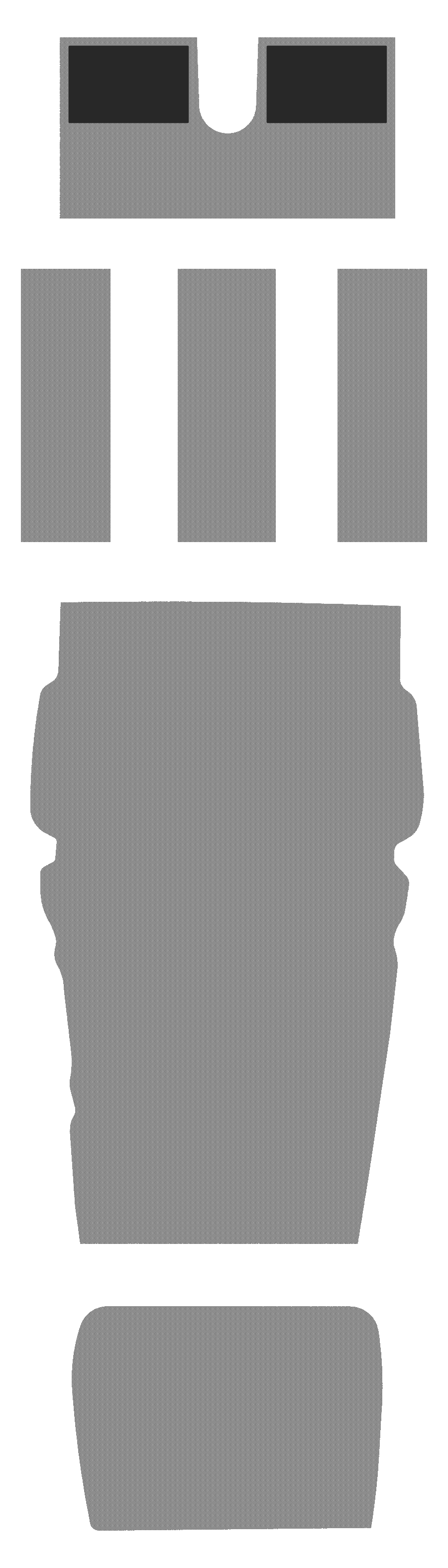 Cessna 182T Flooring Kit (Pictured with Heel Pads)