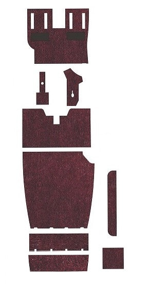 Beechcraft Bonanza F33A Carpet (4 Seat Configuration)