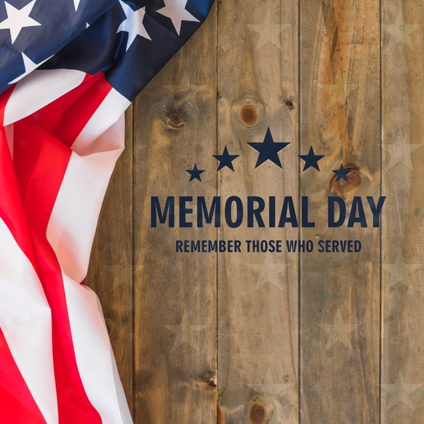 SCS Interiors Closed in Observance of Memorial Day