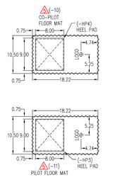 Cessna 205 Floor Mats