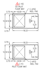 Cessna 205 Floor Mats