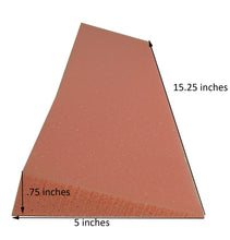 Pre-Cut Confor Foam Wedge with Dimensions