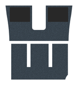 Crew and PAX Floor Mats with Heel Pads