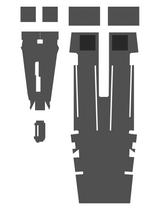 182B-D Rubber/Vinyl Kit with Heel Pads