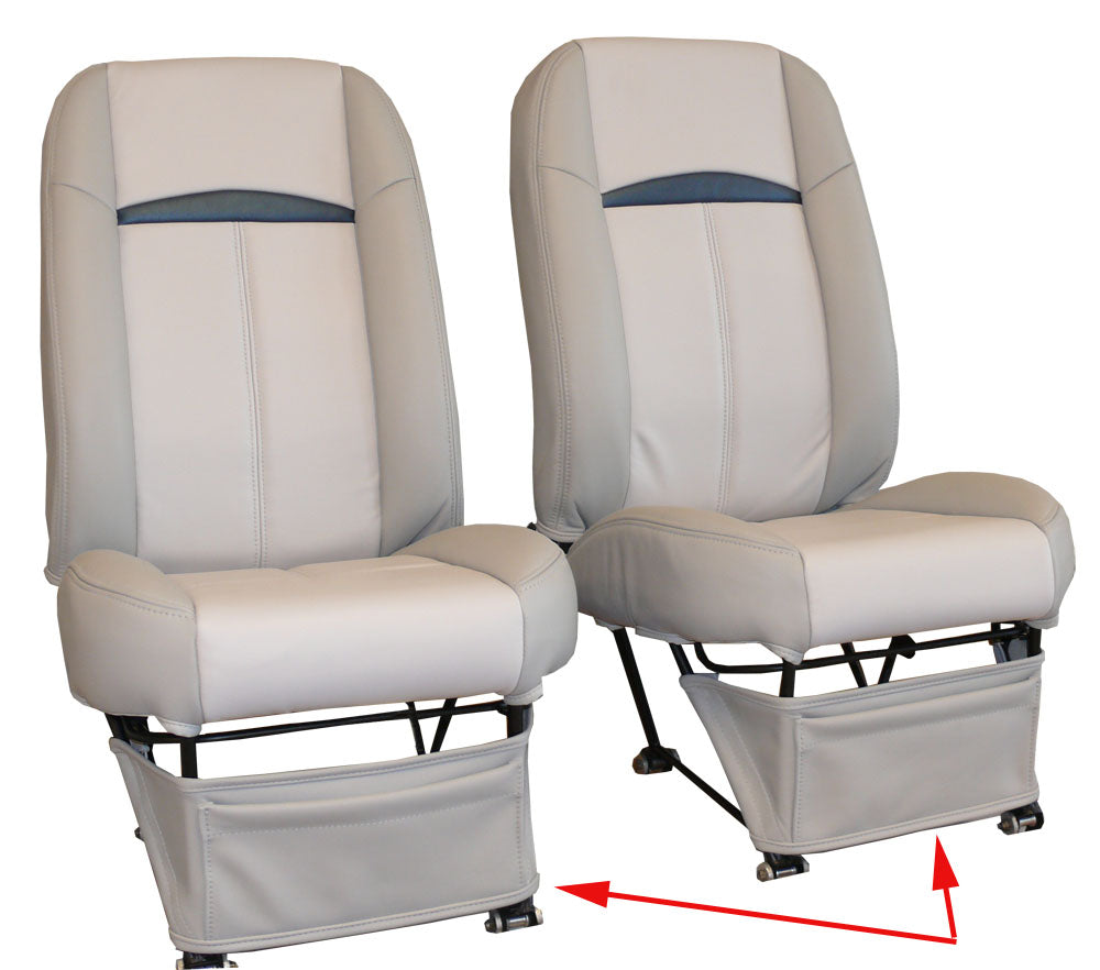 Piper Cherokee Accessory Seat Storage Panel Set (Cockpit Organizer)