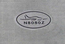 Sample of Embroidered Tail Number and Premium Logo