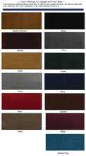 Carpet and Binding Colors